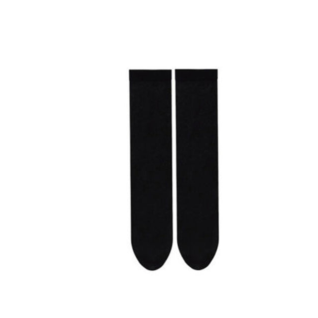 Women Girls Fashion Opaque Over Knee Thigh High Elastic Sexy Stockings Over the knee