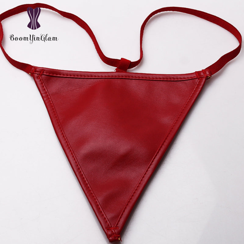 Plus Size Faux Leather Women Overbust Lace-up Boned Bridal Corset Bustier Lingerie Brocade Top