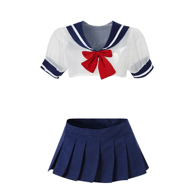 French Lolita Anime Cosplay Dress Japanese Kawaii Sexy Lingerie Schoolgirl Uniform Cute Sailor Suit Costumes Maid Cosplay