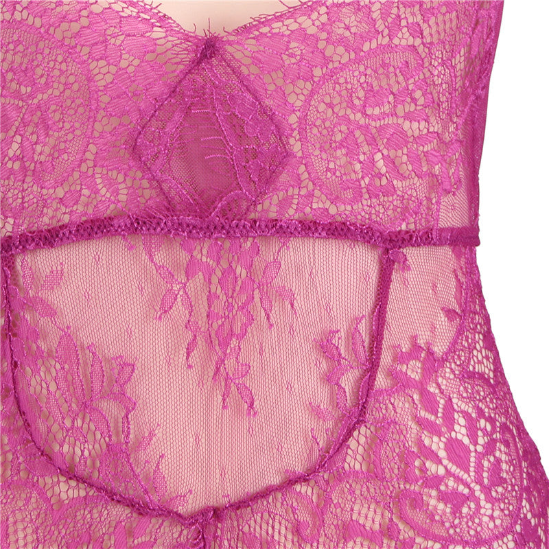 Comeondear Plus Size Teddy Bodysuit Long Sleeve Transparent Lace Bodysuit Sexy V Neck Mesh Bodysuit Summer Short Party Jumpsuit