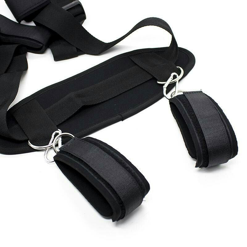 Adjustable Adult Sex Toys For Woman Couples Restraints Collar Handcuffs &amp; Ankle Cuffs Slave Erotic Bdsm Bondage Set Fetish Games