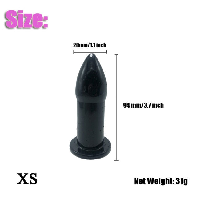 Vaginal Anal Dilator Butt Plug Enema 5 Sizes Hollow Anal Plug Soft Speculum Prostate Massager Sex Toys For Woman Men Sex Product