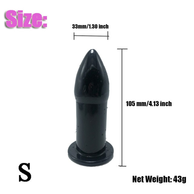 Vaginal Anal Dilator Butt Plug Enema 5 Sizes Hollow Anal Plug Soft Speculum Prostate Massager Sex Toys For Woman Men Sex Product