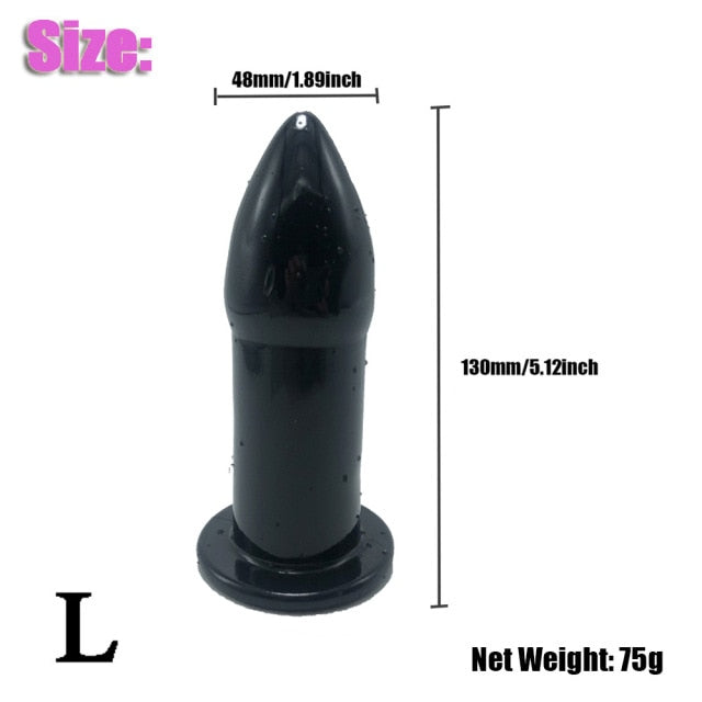 Vaginal Anal Dilator Butt Plug Enema 5 Sizes Hollow Anal Plug Soft Speculum Prostate Massager Sex Toys For Woman Men Sex Product