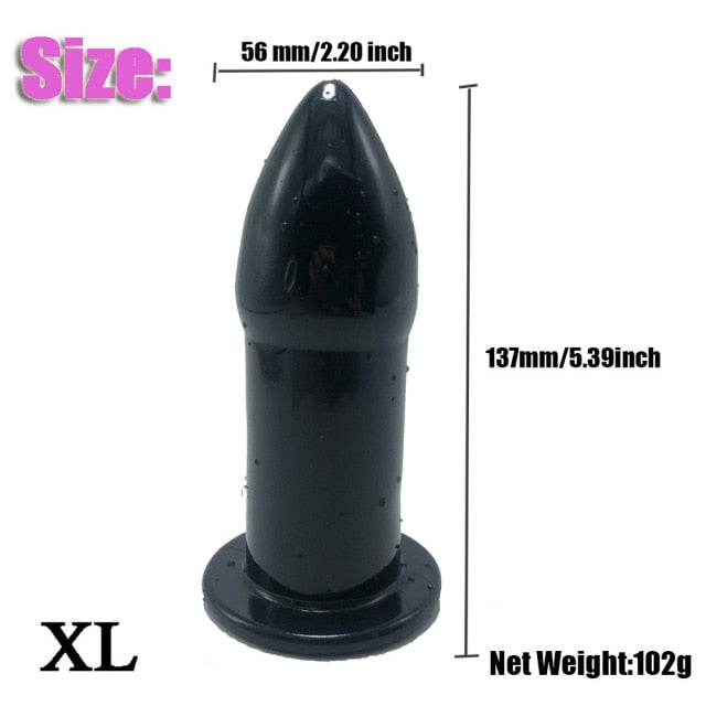 Vaginal Anal Dilator Butt Plug Enema 5 Sizes Hollow Anal Plug Soft Speculum Prostate Massager Sex Toys For Woman Men Sex Product