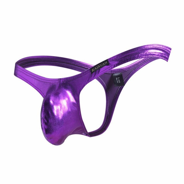 Sexy Men Imitation Leather Thongs Men Erotic Gay Man Underpants Mens G Strings Mens Underwear Male Sexy Tangas