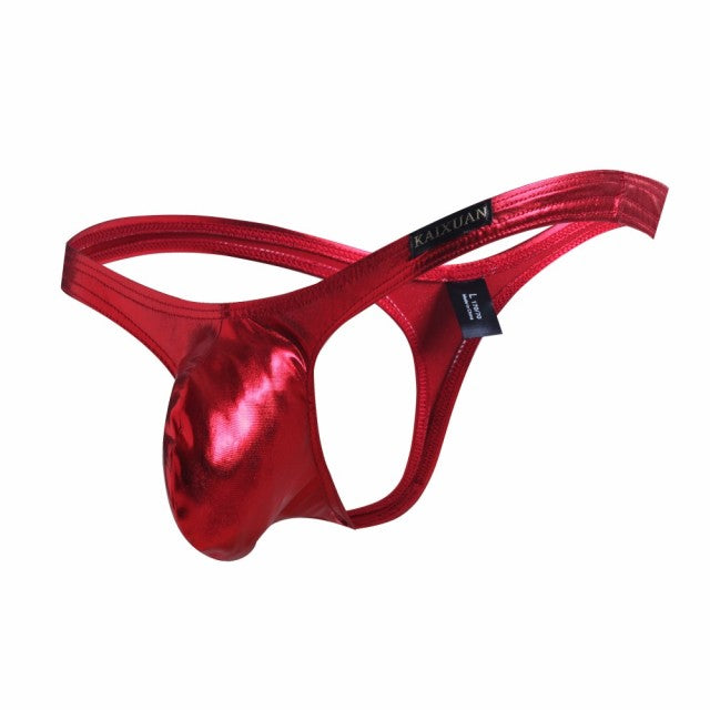 Sexy Men Imitation Leather Thongs Men Erotic Gay Man Underpants Mens G Strings Mens Underwear Male Sexy Tangas