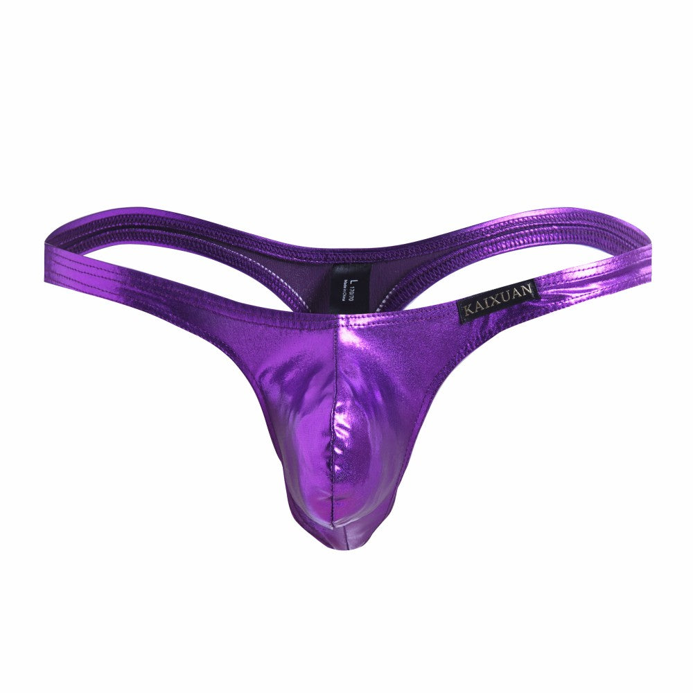Sexy Men Imitation Leather Thongs Men Erotic Gay Man Underpants Mens G Strings Mens Underwear Male Sexy Tangas