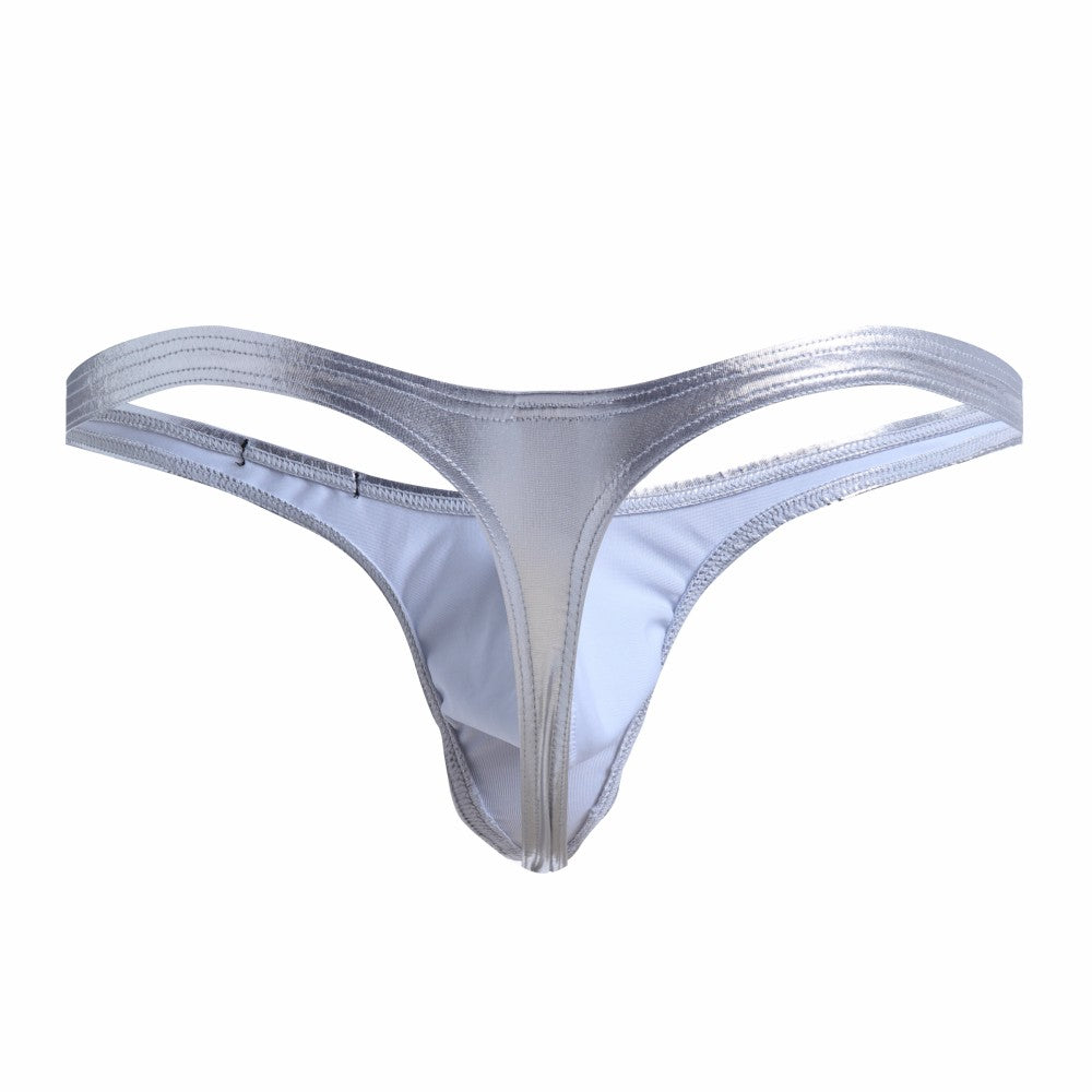 Sexy Men Imitation Leather Thongs Men Erotic Gay Man Underpants Mens G Strings Mens Underwear Male Sexy Tangas
