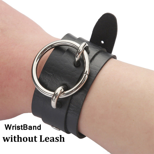 Sexy punk Choker Collar  leather choker Bondage cosplay Goth jewelry women gothic necklace  Harajuku accessories