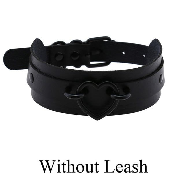 Sexy punk Choker Collar  leather choker Bondage cosplay Goth jewelry women gothic necklace  Harajuku accessories