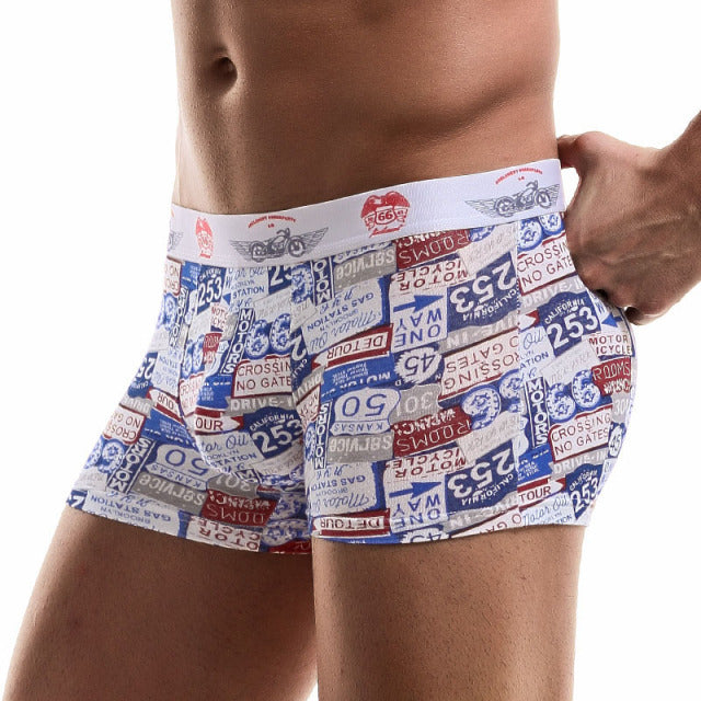 EXILIENS Boxer Men Underwear Mens Boxers Hombre Male Bokserki Modal Calzoncillo Cueca Masculina Boxershorts