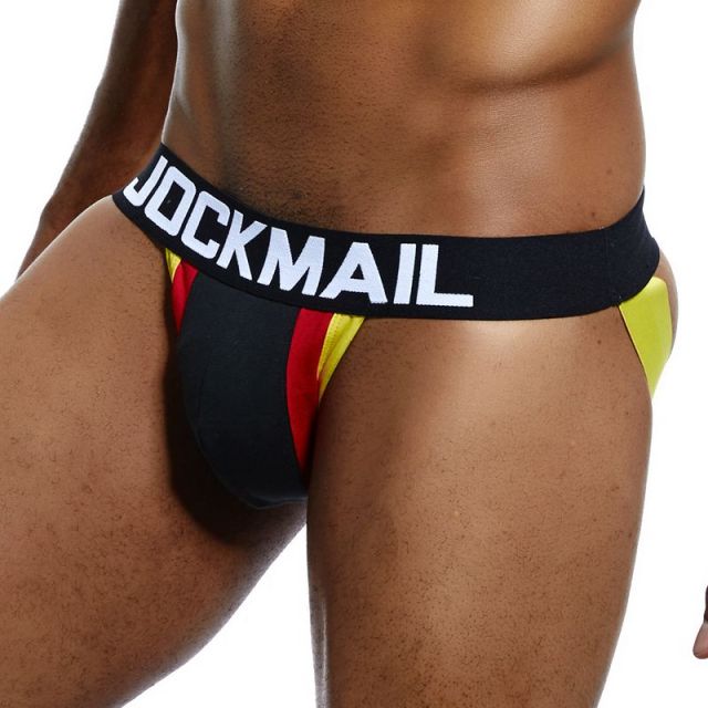 jockmail mSexy Gay Men Underwear Male Lingerie Jockstrap G String Thongs Mens Underpants Pure Mesh Briefs Panties Jock Strap