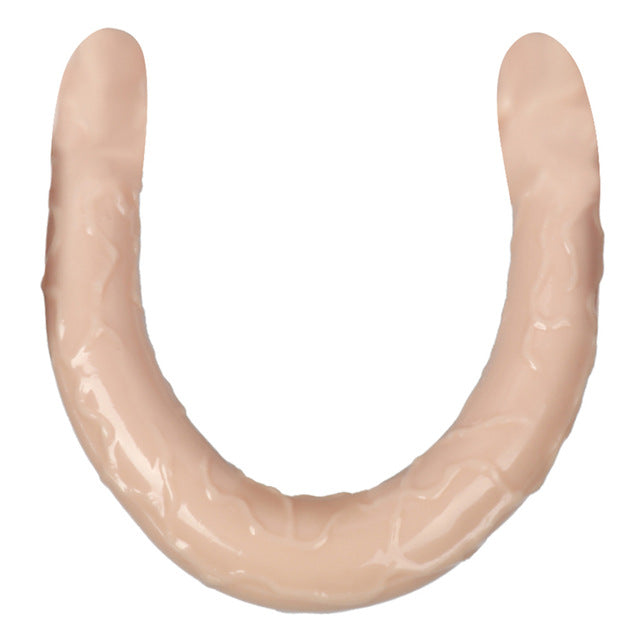 44cm Soft Jelly Dildo Double Long Realistic Dildos Cock Lesbian Vaginal Anal Plug Flexible Fake Penis For Women Dildos Sex Toys