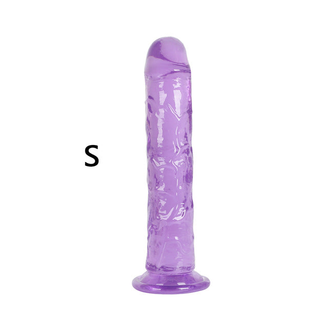 Soft Jelly Dildos With Strong Suction Cup Realistic Dildo No Vibrator Artificial Penis for Lesbian Female Masturbate Sex Toys