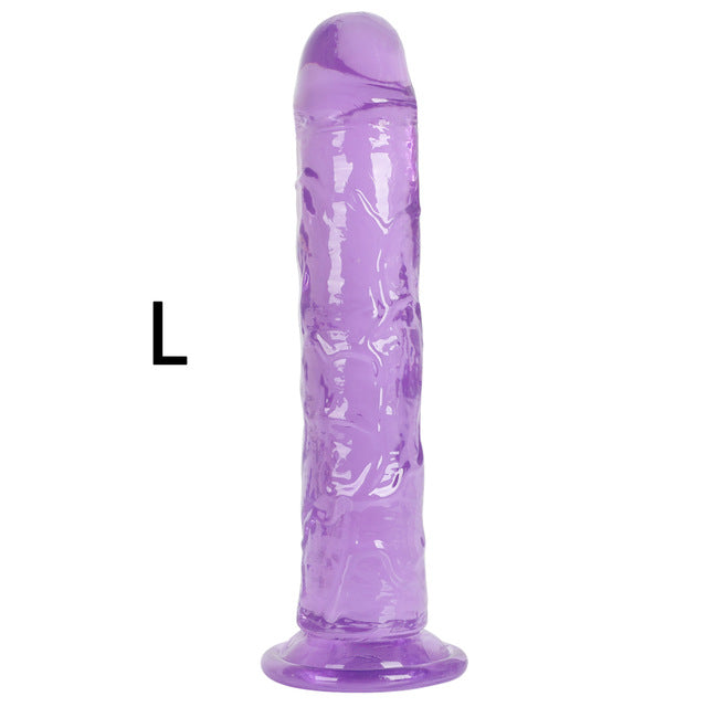 Soft Jelly Dildos With Strong Suction Cup Realistic Dildo No Vibrator Artificial Penis for Lesbian Female Masturbate Sex Toys