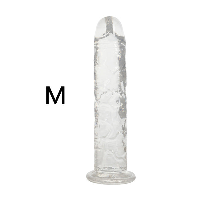 Soft Jelly Dildos With Strong Suction Cup Realistic Dildo No Vibrator Artificial Penis for Lesbian Female Masturbate Sex Toys