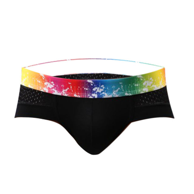 Underwears Men Shorts Briefs Sexy Modal Mesh breathable Male Man Underpants Brand GAY Solid Comfy
