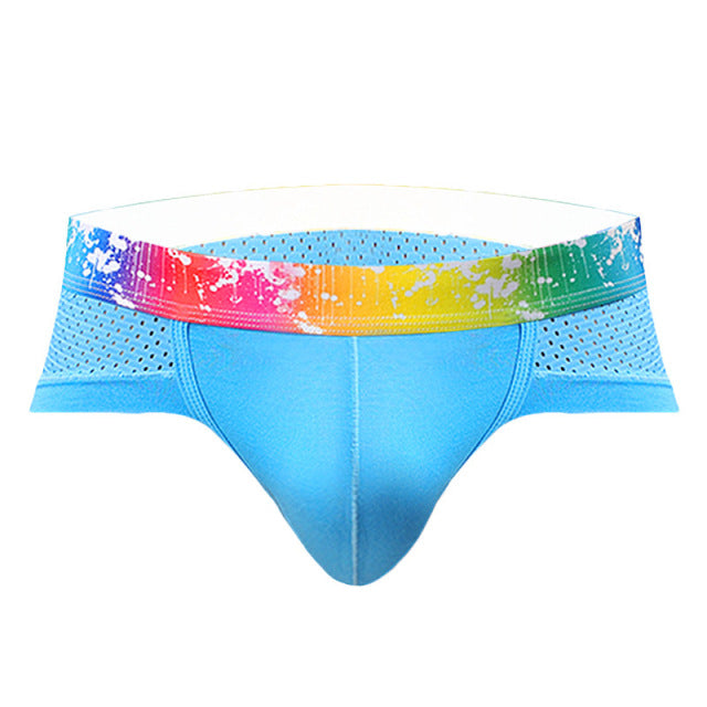 Underwears Men Shorts Briefs Sexy Modal Mesh breathable Male Man Underpants Brand GAY Solid Comfy
