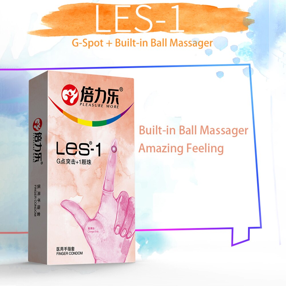 Beilile 8Pcs Finger Condoms For Men/Women Healthy Sleeve for Finger Ultra Thin G-Spot Condom For Lesbian Handjob Sex Products