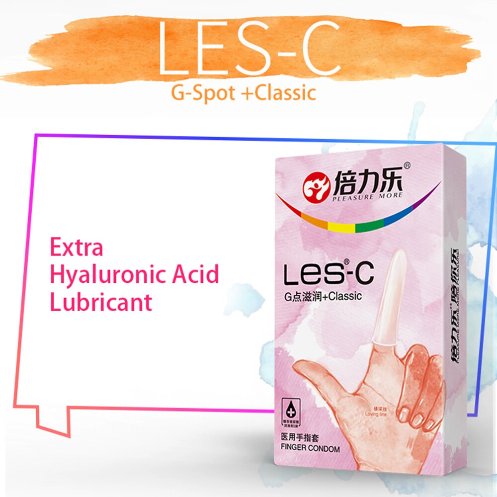 Beilile 8Pcs Finger Condoms For Men/Women Healthy Sleeve for Finger Ultra Thin G-Spot Condom For Lesbian Handjob Sex Products