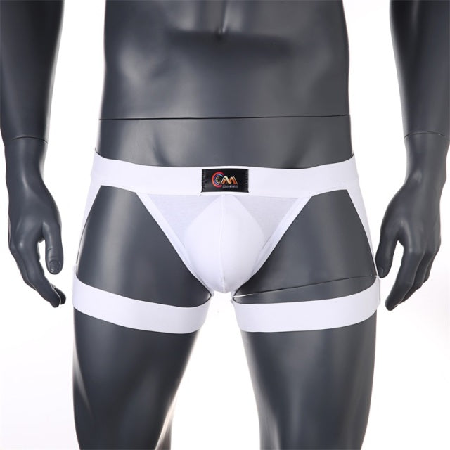 Thong Bikini Men Sexy Underwear Leg Harness Belt Strap Panties T-back Bulge Pouch Briefs Underpants Jockstrap hombre Costume