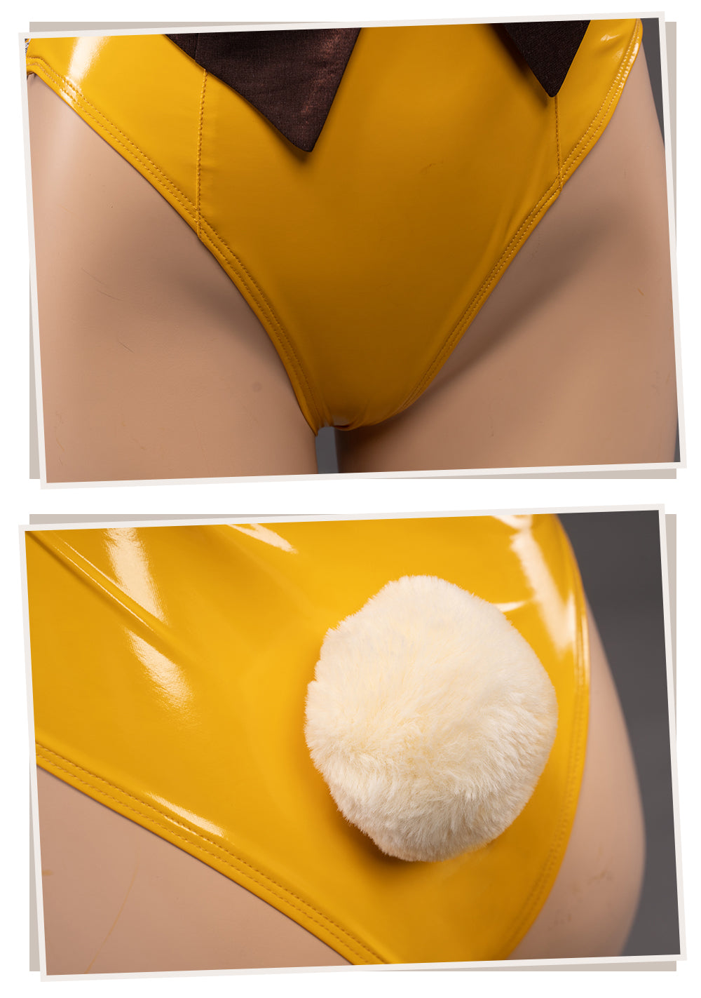 UWOWO Demon Slayer Kimetsu no Yaiba Kanroji Mitsuri Cosplay Costume Bunny Version Sexy Bodysuit Cute Rabbit Cos Full Set