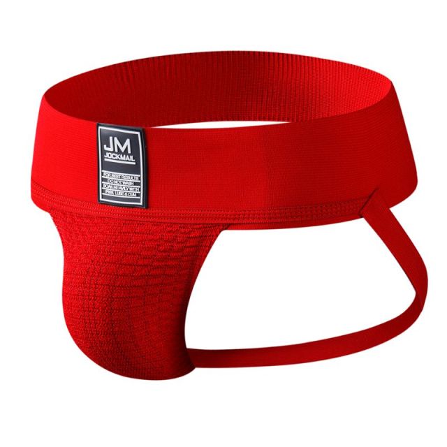 JOCKMAIL Jockstrap Sexy Thongs Athletic Supporters for Men ,Lace Up jock Strap,Lacing Penis Pouch String Open Gay Underwear
