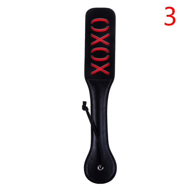 Slave Love Slut SM Flog Spank Paddle Beat Submissive Slave BDSM Pink Kinky Fetish Whip Sluts Paddles Adult Sex Toys Bondage Set