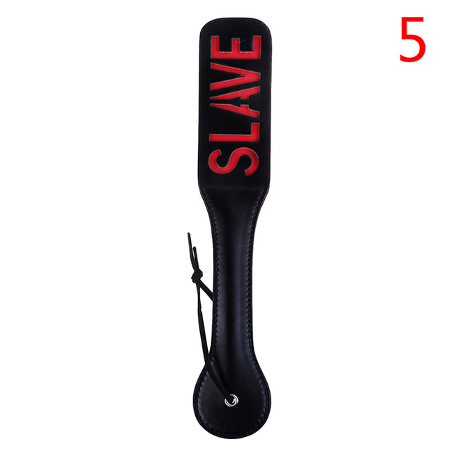 Slave Love Slut SM Flog Spank Paddle Beat Submissive Slave BDSM Pink Kinky Fetish Whip Sluts Paddles Adult Sex Toys Bondage Set