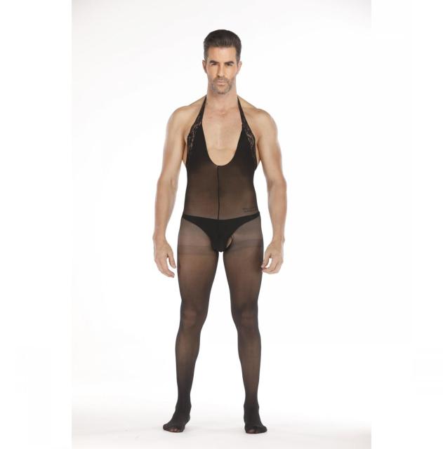 sexy lingerie mesh teddy man netting body stocking hot porno cosplay fun underwear sexy costumes intimates man hose bodysuits