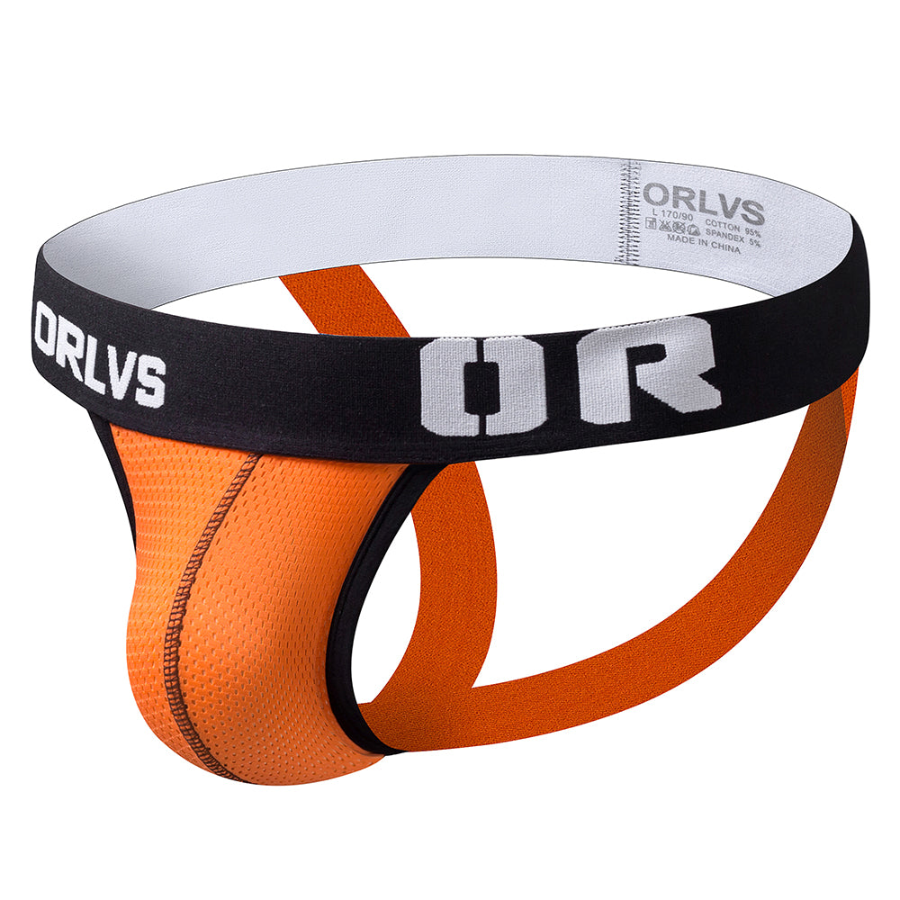 ORLVS Brand Mens Panties Underwear Men Jockstrap Ropa Interior Hombre Slip Homme Calzoncillos Slipy Meskie Calzoncillos Slip