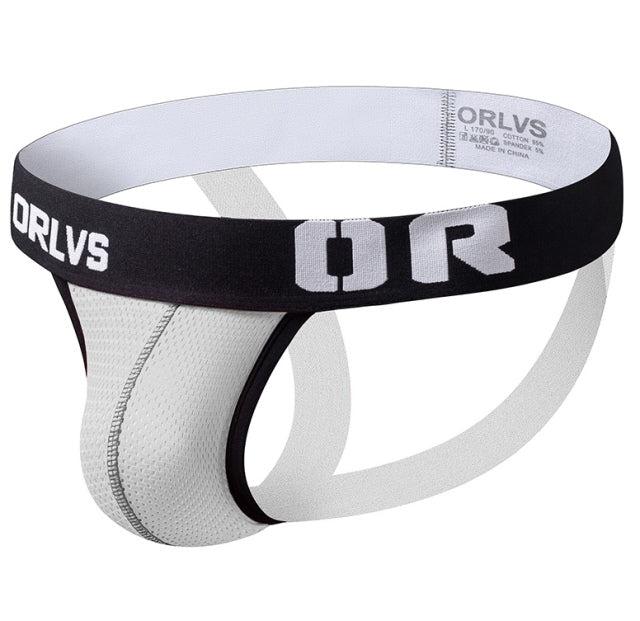 ORLVS Brand Mens Panties Underwear Men Jockstrap Ropa Interior Hombre Slip Homme Calzoncillos Slipy Meskie Calzoncillos Slip