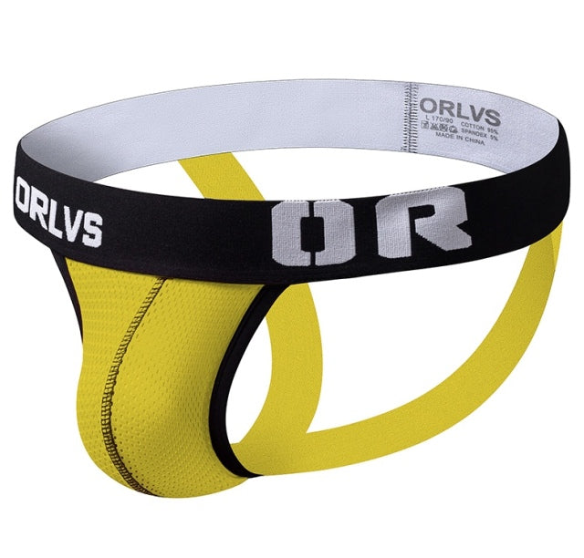 ORLVS Brand Mens Panties Underwear Men Jockstrap Ropa Interior Hombre Slip Homme Calzoncillos Slipy Meskie Calzoncillos Slip