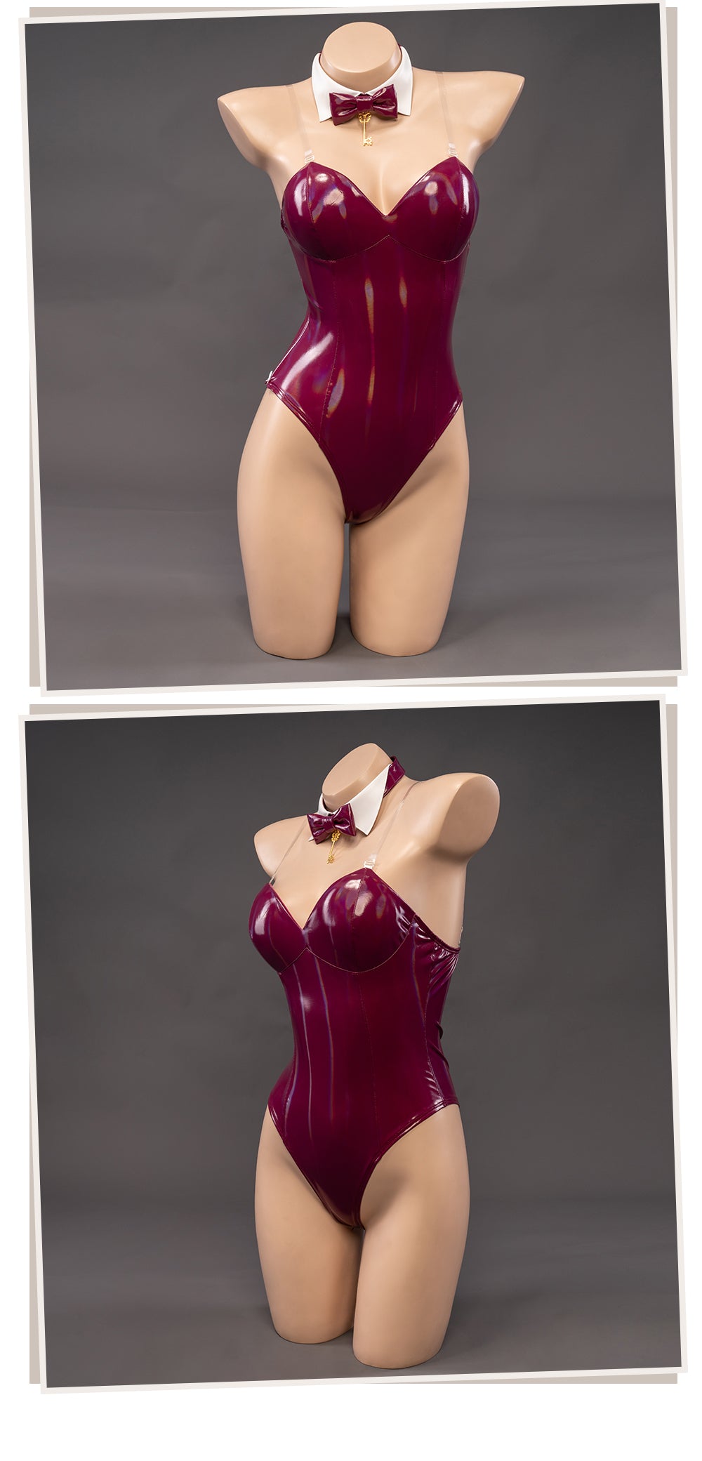 UWOWO Demon Slayer: Kimetsu no Yaiba Shinobu Kocho Cosplay Costume Fursuit Bunny Version Sexy Bodysuit Cute Rabbit Big Fur Coat