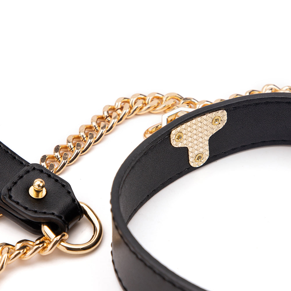 BLACKWOLF Slave Bed Bondage Collar Genuine leather Neck Restraint with Leash BDSM Erotic Sex Toys For Women Couples Adult Games