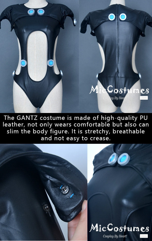 Cosplay Costume Shimohira reika Suits Women Black Jumpsuit Halloween Outfits