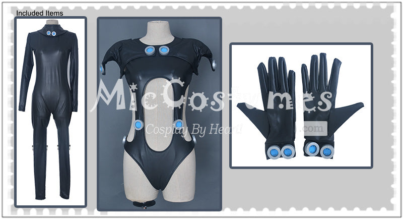 Cosplay Costume Shimohira reika Suits Women Black Jumpsuit Halloween Outfits
