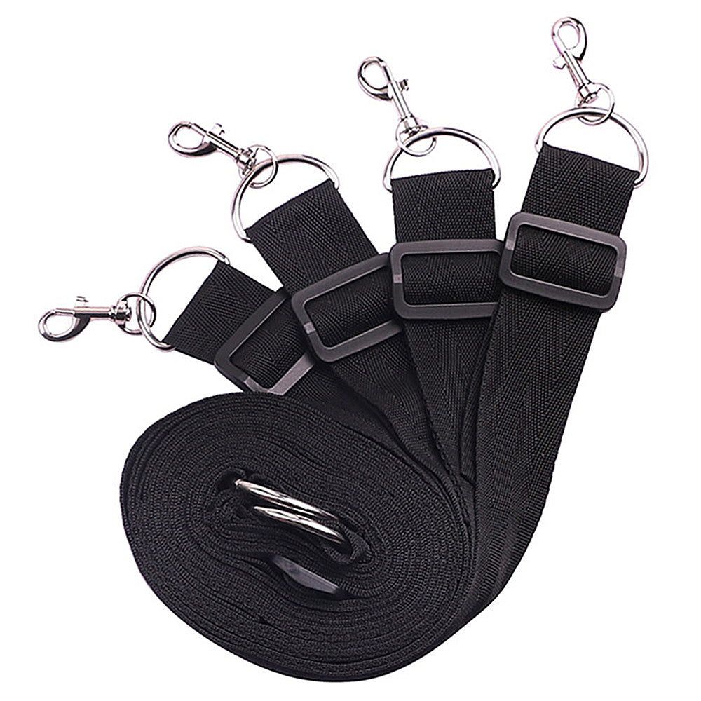 Bed Jam Sex Restraint Kit Adjustable Belt Nylon Handcuffs Ankle Cuffs Under Bed BDSM Bondage Erotic Toys Fixation Adult Game
