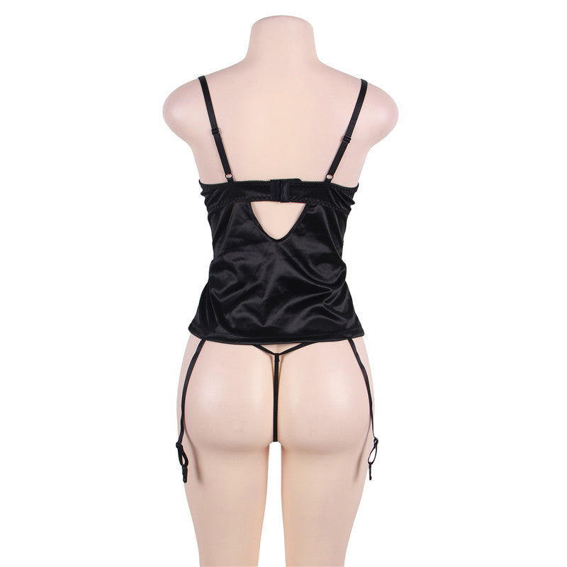 Sex Clothes Large Size Women Nightgown Sexi Porn Lingerie With Eyepatch Plus Size 5XL Sexy Lingerie Hot Langerie Erotic Set
