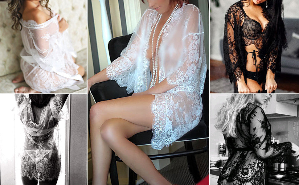 Comeondear Long Sleeve Bride Silk Robe Set Women Plus Size Nightgown For Full Sexy Bathrobe Robe Bride Lenceria Eroticos Mujer