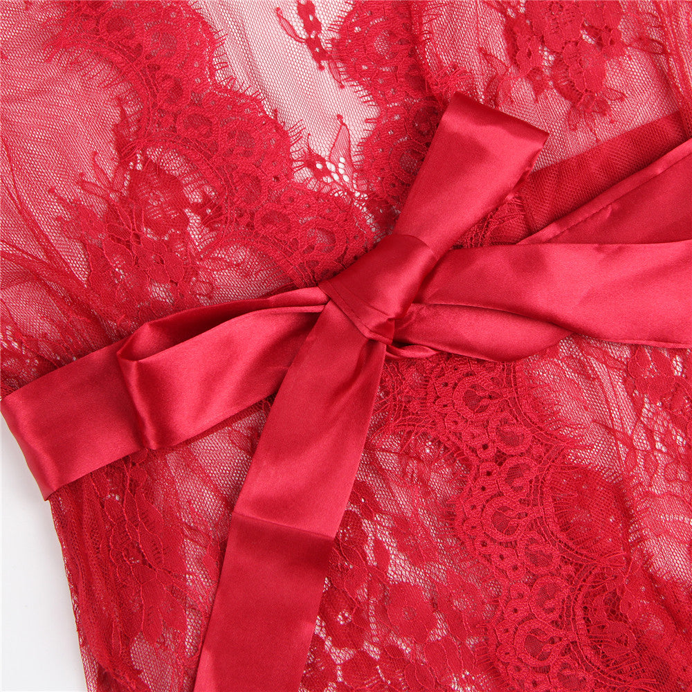 Comeondear Long Sleeve Bride Silk Robe Set Women Plus Size Nightgown For Full Sexy Bathrobe Robe Bride Lenceria Eroticos Mujer
