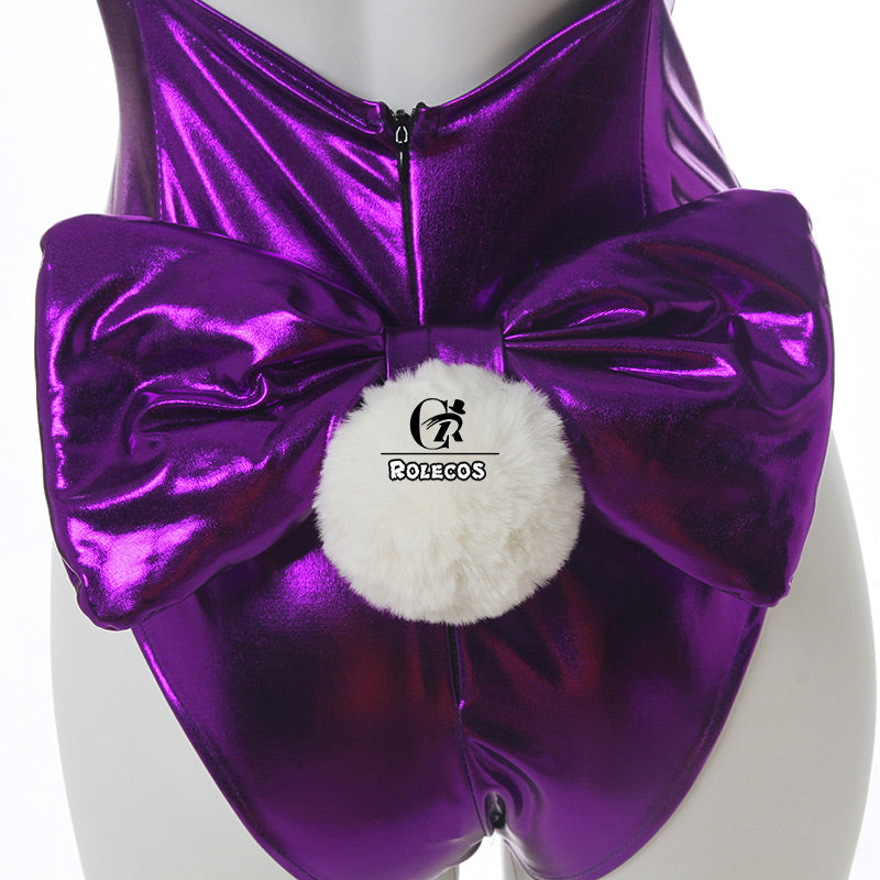 ROLECOS Utaha Kasumigaoka Cosplay Costume Bunny Girl Sexy Jumpsuit Women Purple Costume Saenai Heroine no Sodatekata Cos Rompers