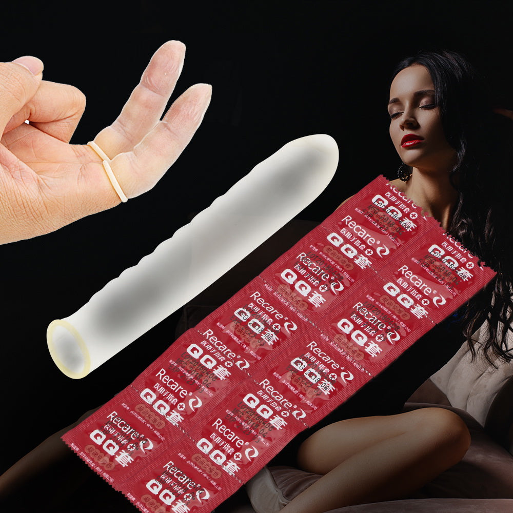 10 Piece/set Finger Sleeves Female Masturbation Latex Condoms Flirt Vagina Stimulation Adult Products Sex Toys for Women by VATINE Global StFinger Sleeves Female Masturbation Latex Condoms Flirt Vagina Stimulation