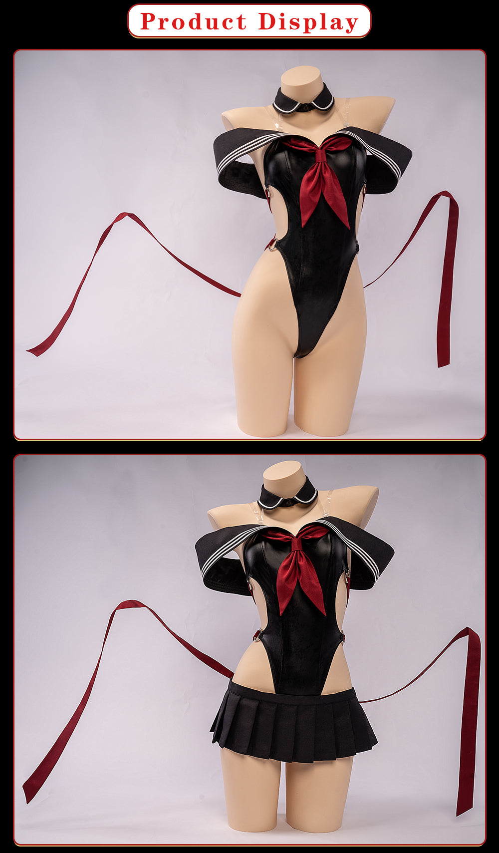 UWOWO Maoyue Momoko Uniform Bunny Cosplay Costume Sexy Bodysuit Cute Rabbit Reverse Outfits For Women