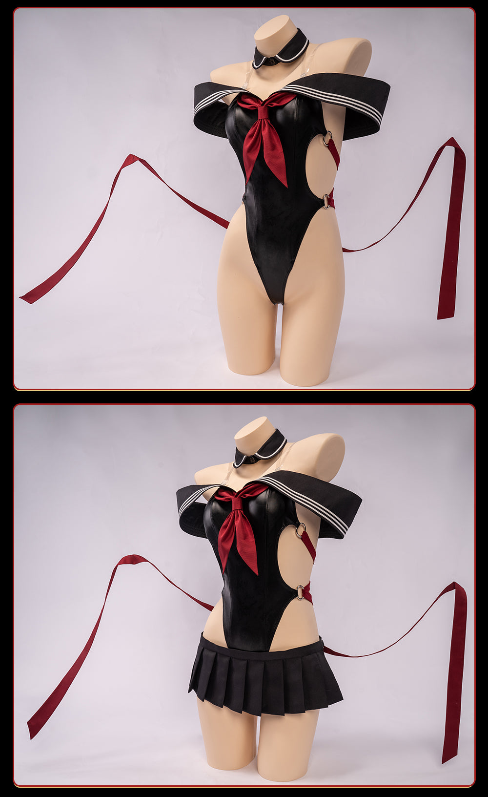 UWOWO Maoyue Momoko Uniform Bunny Cosplay Costume Sexy Bodysuit Cute Rabbit Reverse Outfits For Women