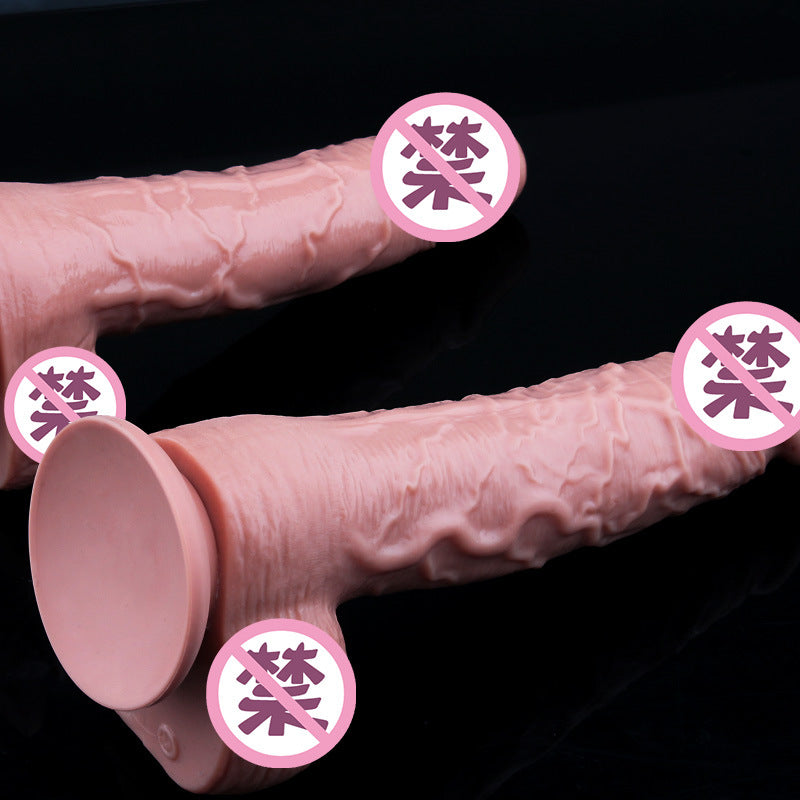 Large size soft realistic dildo artificial penis dick phallus Adults Sex Toys for woman didlo lesbian Simulation Penis LO-811