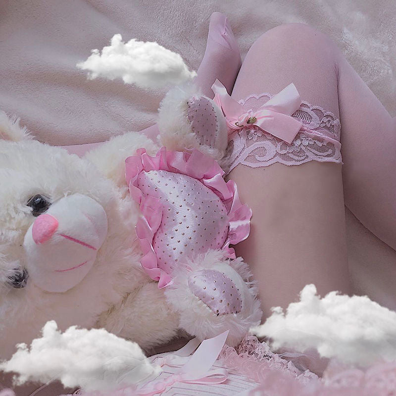 Women Sheer Sexy Stockings Lace Top Thigh High Long Socks Over The Knee Socks Nightclubs sexy lingerie medias