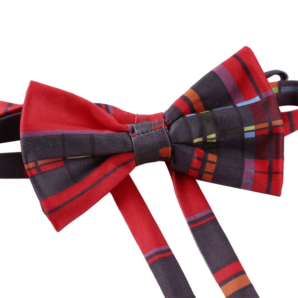 Sexy Waiter Roleplay Costumes Mens Plaid Boxer Briefs Lingerie Set Male Gay Nightclub Rave Outfit Erotic Maid Cosplay Uniforms