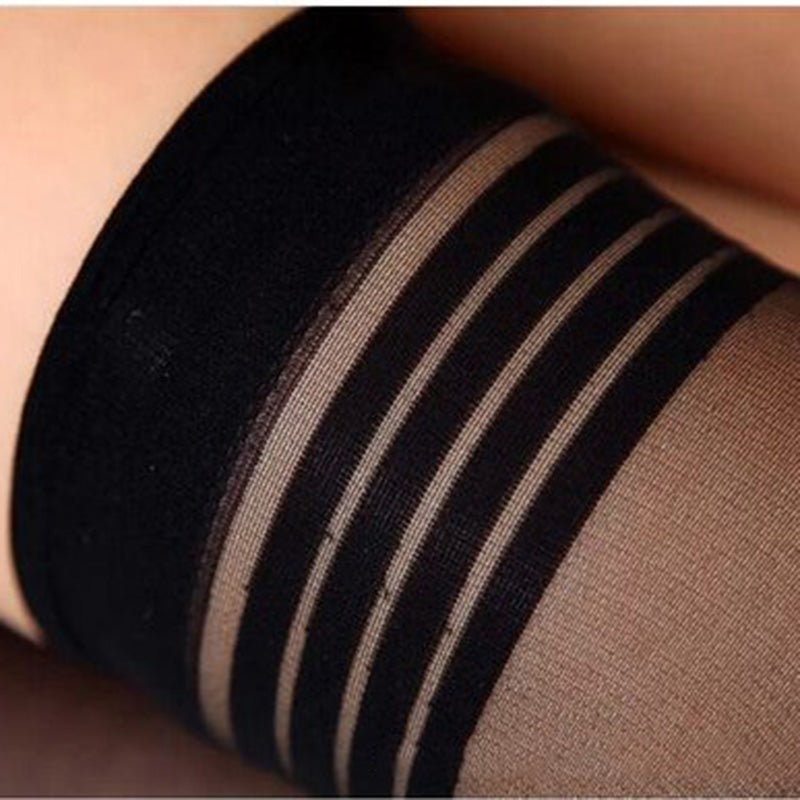 Women Sexy Stockings Lace Top Thigh High Stockings Over The Knee Socks Female Nightclub Pantyhose